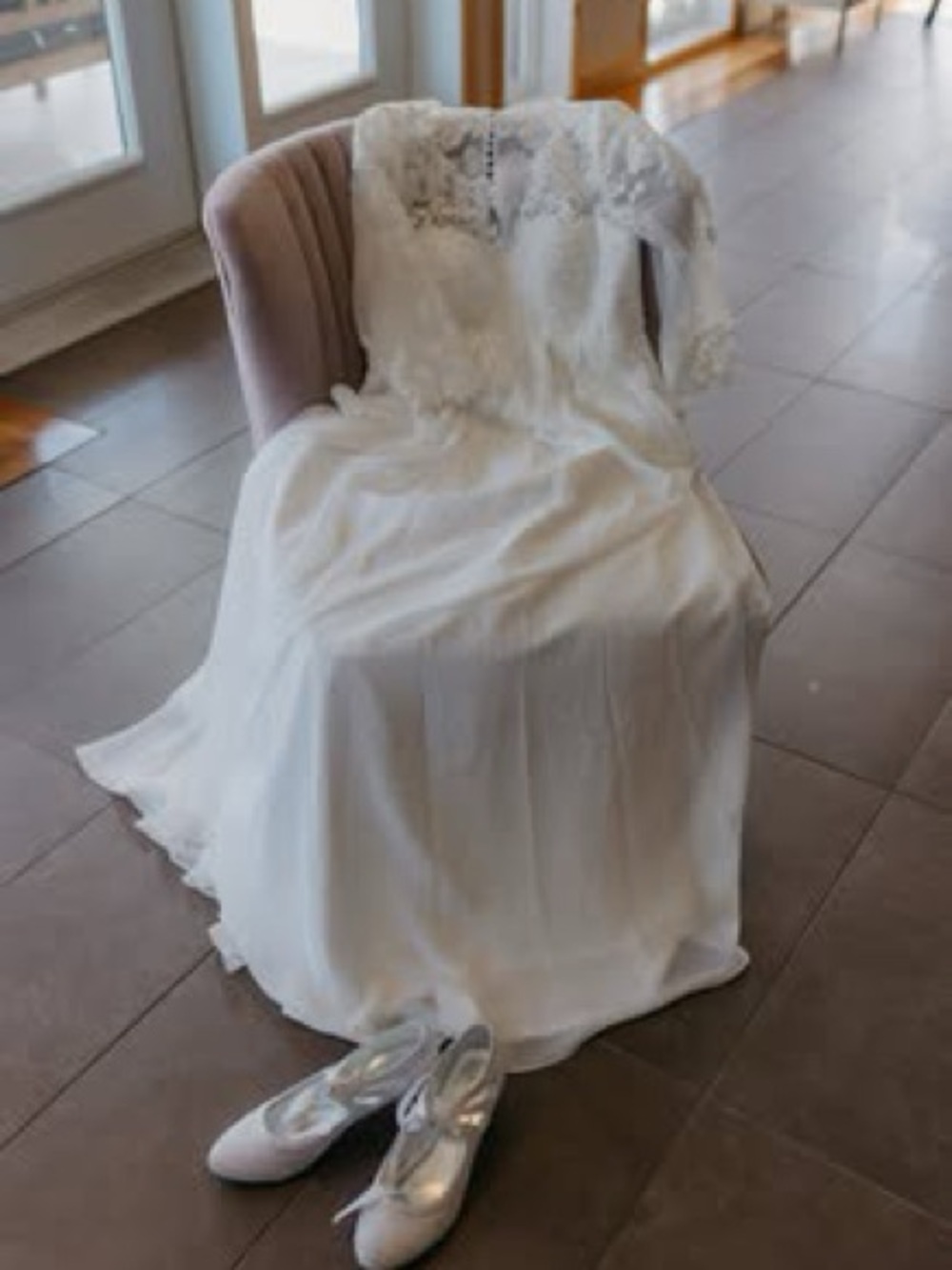Maternity Ivory Wedding Dress /Robe mariée maternité ivoire